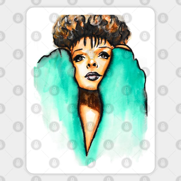 Judy Garland Magnet by Svetlana Pelin